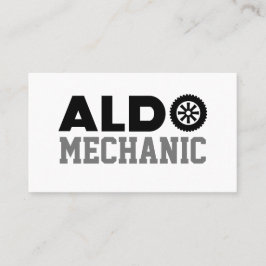 Aldo Mechanic-Affärskort Visitkort