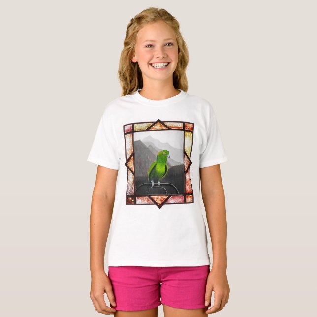 Aldo Min Amazonas Papegoja T Shirt (Hel framsida)