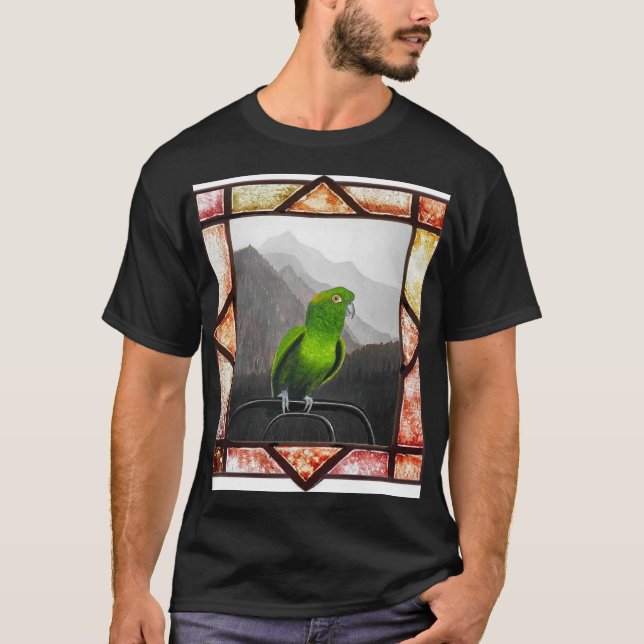 Aldo Min Amazonas Papegoja  T Shirt (Framsida)