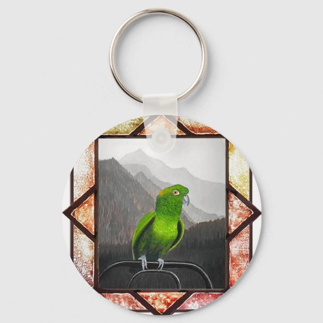 Aldo My Amazon Parrot Nyckelring (Framsida)