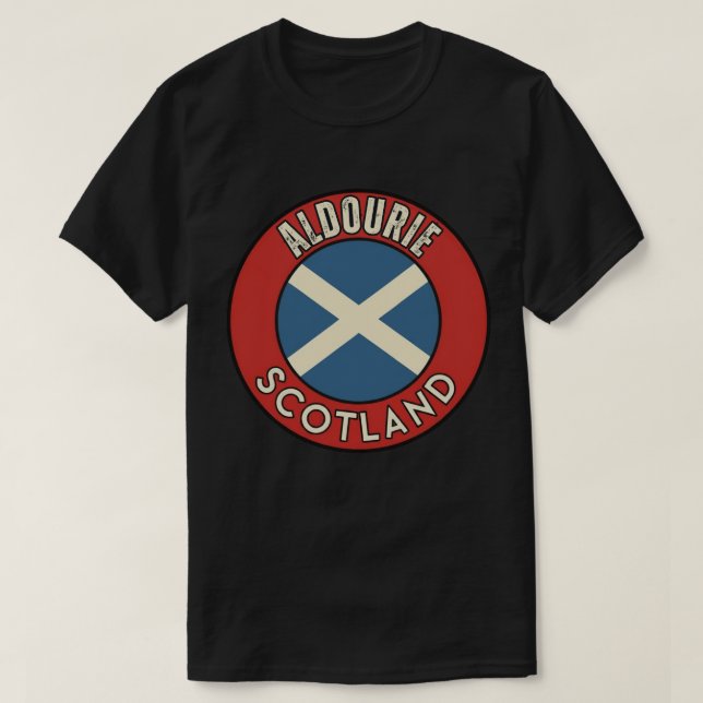 Aldourie, Skottland T Shirt (Design framsida)