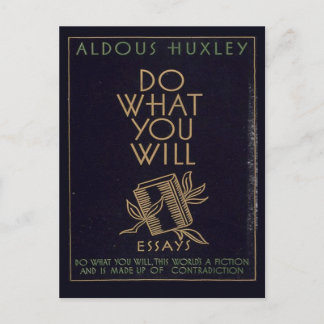 Aldous Huxley Bok Vykort