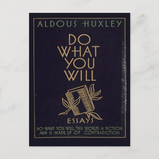 Aldous Huxley Bok Vykort (Framsida)