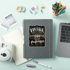 Åldrad till perfektion 1956 Födelsedagsvintage 70- Klistermärken