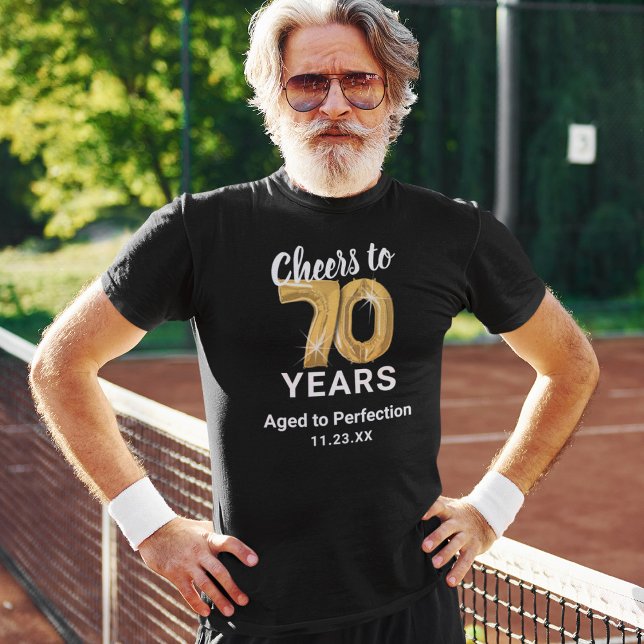 Åldrad till perfektion 70-års T-shirt (Skapare uppladdad)