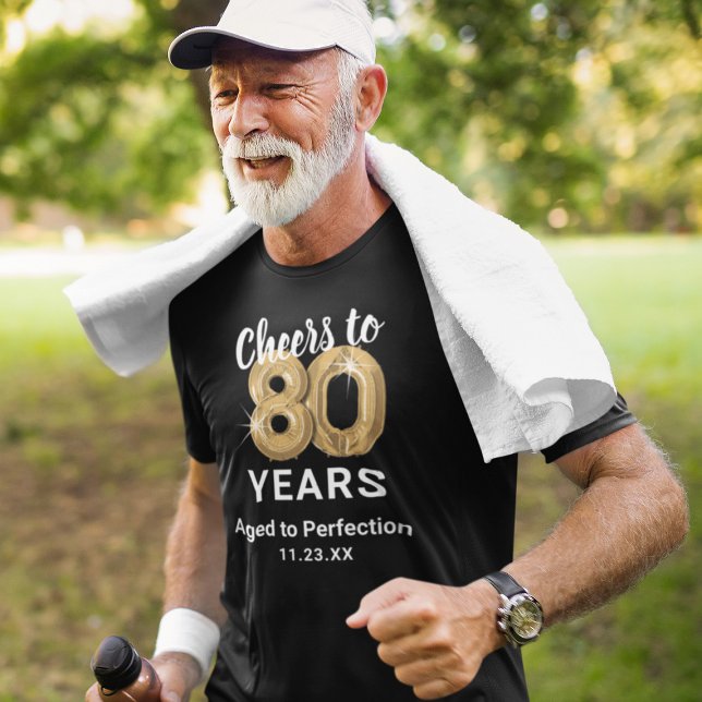 Åldrad till perfektion 80-års T-shirt (Skapare uppladdad)