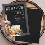 Åldrad till perfektion Herrarnas födelsedagsfest Inbjudningar<br><div class="desc">Åldrad till perfektion: Fira en milstolpe med denna sofistikerade whisky-inspirerade födelsedagsinbjudan för män. Med en djärv akvarell-illustration av en whiskyflaska och glas på höger sida, ger denna design en modern touch till ett klassiskt tema. "Han är åldrad till perfektion" pryder toppen i elegant serif-teckensnitt. Den nuvarande layouten erbjuder en vit...</div>