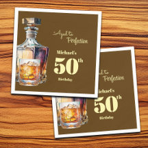 Aldrad till Perfektion Mäns 50-års Whiskey Födelse
