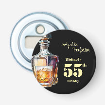 Åldrad till perfektion Mäns 55:e whisky-födelsedag
