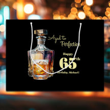 Aldrad till Perfektion Mäns 65:e Whisky Födelsedag