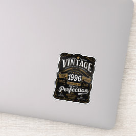 Åldrad till perfektion Vintage 1996 Födelsedag 30- Klistermärken