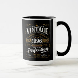 Åldrad till perfektion Vintage 1996 Födelsedag 30- Mugg