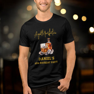 Åldrad till Perfektion Whisky 60-årsdag T Shirt