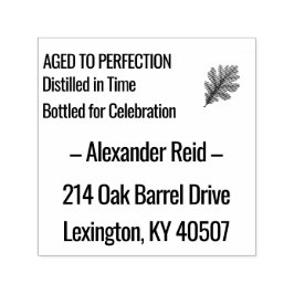 Åldrad till perfektion | Whisky födelsedag Självfärgande Stämpel