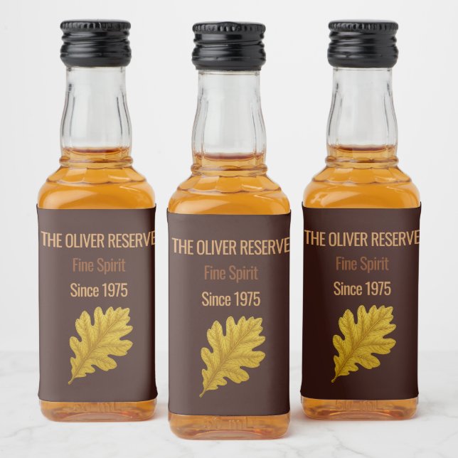 Åldrad till Perfektion | Whiskyfirande Spritflaskor Etikett (Flaskor)