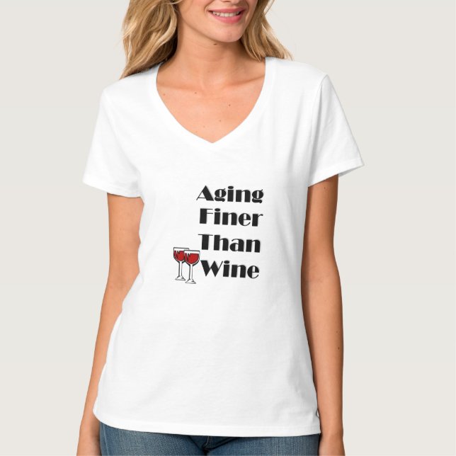 Åldrande finare än vin tröja (Framsida)