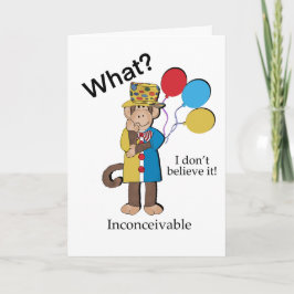 Åldrande maksdagskort för apa helgkort