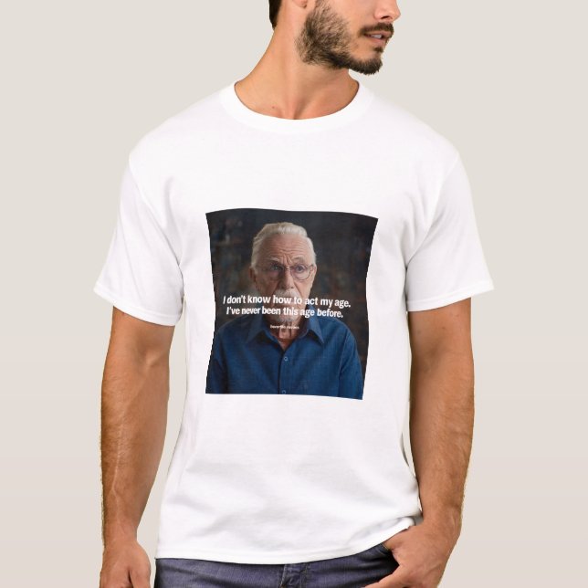 Åldrande och dödande genom livets lärdomar t shirt (Framsida)