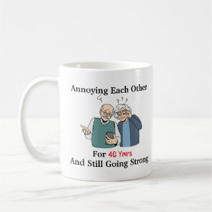 Åldrande varandra kaffemugg