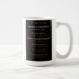 Åldrarna av människan mugg 11 Oz eller 15 Oz