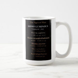 Åldrarna av människan mugg 11 Oz eller 15 Oz