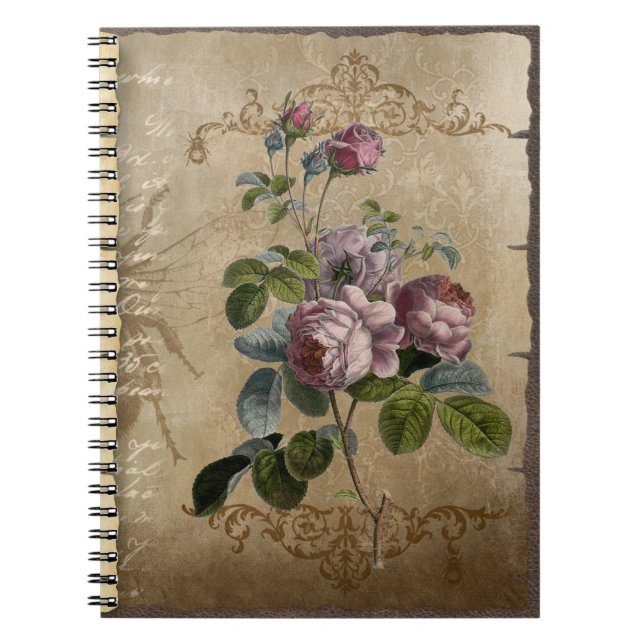 Åldras Blommigt Journal Anteckningsbok (Framsidan)