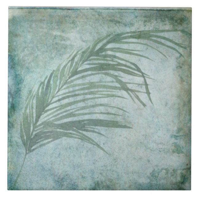 Åldras Botaniskt plattor - Aqua och Bone V3 Kakelplatta (Framsidan)