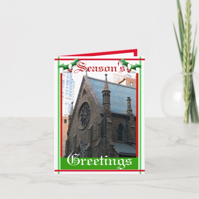 Åldras Brick Church Card Helgkort (Framsida)