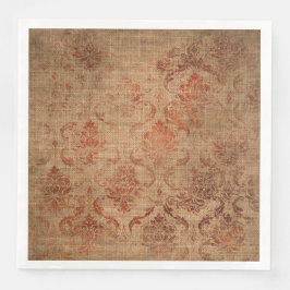 Åldras Damask Struktur Pappersservett