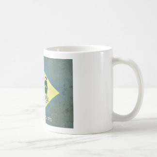 Åldras Delaware-flagga Kaffemugg