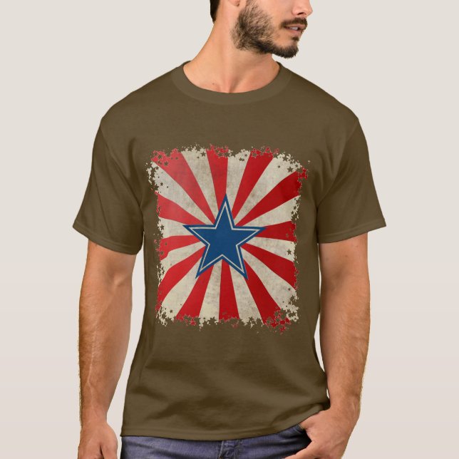 Åldras Glory - Red, White and Blue Tee Shirt (Framsida)
