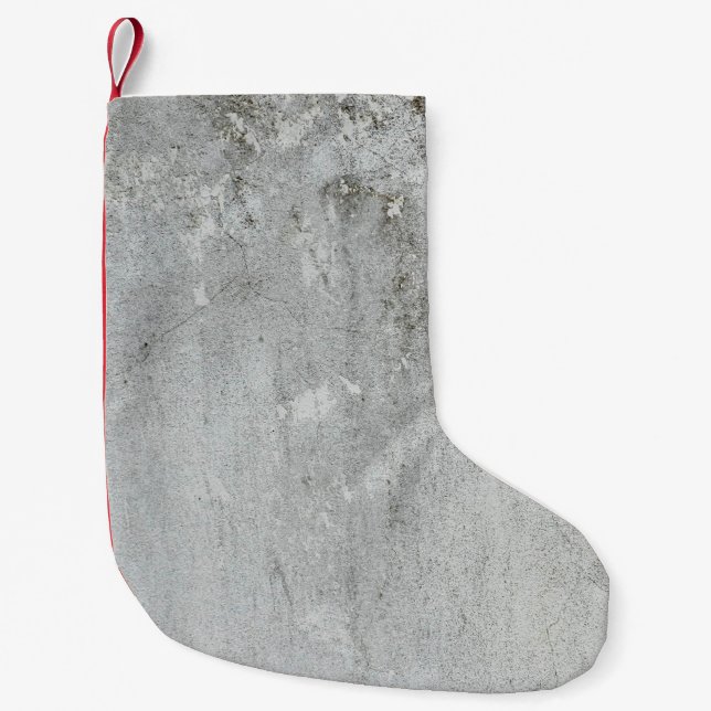 Åldras, grått, vit, svart liten julstrumpa (Framsidan)