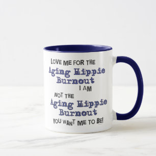 Åldras Hippiesammanbrottmuggen Mugg