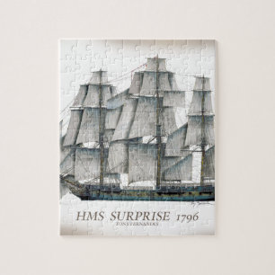 Åldras HMS-överrrakning 1796 Pussel