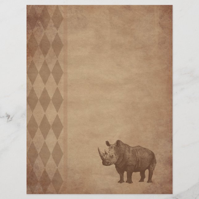 Åldras papper - rhino (Framsida)