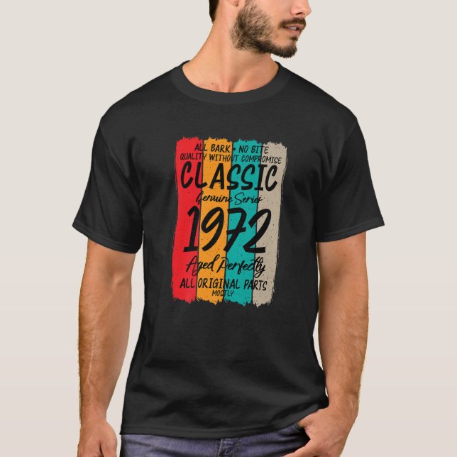 Åldras perfekt för alla originaldelar, oftast 50:e t shirt (Framsida)