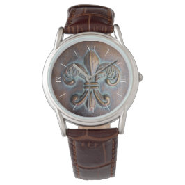 Åldras Se Fleur De Lis Armbandsur