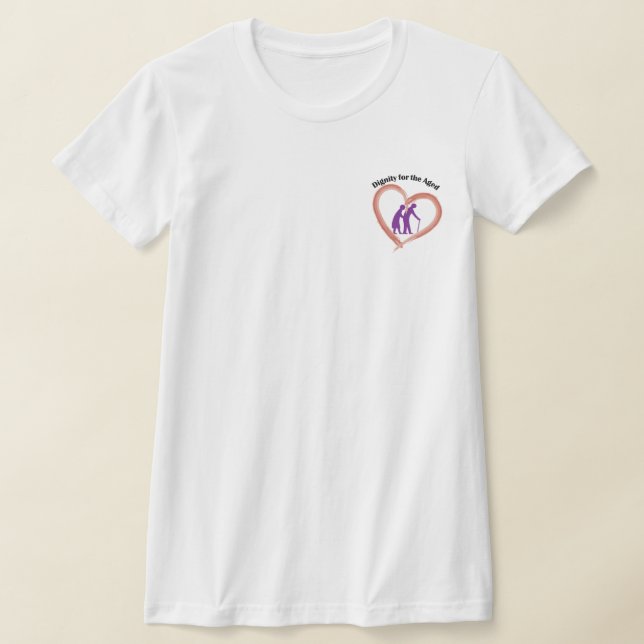 Åldras T-shirt-kvinnans värdighet T Shirt (Laydown)