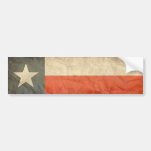 Åldras Texas flagga Bildekal