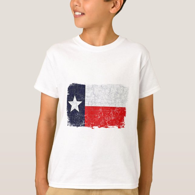 ÅLDRAS TEXAS FLAGGA TEE (Framsida)