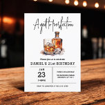 Åldras till Perfection 21st Whiskey-Födelsedagsfes Inbjudningar<br><div class="desc">Öka ett glas för att fira i stil med Vuxen Whiskey Bourbon Födelsedagsfest inbjudan. Denna inbjudan är en perfekt för entusiaster av spritdrycker i bra, som har en strålande men sofistikerad utformning som inspirerats av klassiska whiskyetiketter. Med fet typografi och rik, ärliga toner, får det sinnesstämning för en natt av...</div>