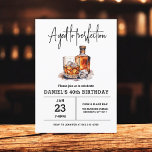 Åldras till Perfection 40th Whiskey-Födelsedagsfes Inbjudningar<br><div class="desc">Öka ett glas för att fira i stil med Vuxen Whiskey Bourbon Födelsedagsfest inbjudan. Denna inbjudan är en perfekt för entusiaster av spritdrycker i bra, som har en strålande men sofistikerad utformning som inspirerats av klassiska whiskyetiketter. Med fet typografi och rik, ärliga toner, får det sinnesstämning för en natt av...</div>