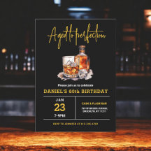 Åldras till Perfection Manar 60th Whiskey Birthday