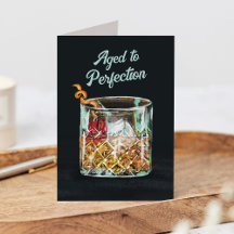 Åldras till "Perfection Top Shelf Whiskey Birthday