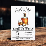 Åldras till Perfection Whisky Cigar 40:e födelseda Inbjudningar<br><div class="desc">Öka ett glas för att fira i stil med Vuxen Whiskey Bourbon Födelsedagsfest inbjudan. Denna inbjudan är en perfekt för entusiaster av spritdrycker i bra, som har en strålande men sofistikerad utformning som inspirerats av klassiska whiskyetiketter. Med fet typografi och rik, ärliga toner, får det sinnesstämning för en natt av...</div>