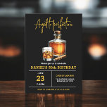 Åldras till Perfection Whisky Cigar 50:e födelseda Inbjudningar<br><div class="desc">Öka ett glas för att fira i stil med Vuxen Whiskey Bourbon Födelsedagsfest inbjudan. Denna inbjudan är en perfekt för entusiaster av spritdrycker i bra, som har en strålande men sofistikerad utformning som inspirerats av klassiska whiskyetiketter. Med fet typografi och rik, ärliga toner, får det sinnesstämning för en natt av...</div>