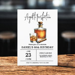 Åldras till Perfection Whisky Cigar 60:e födelseda Inbjudningar<br><div class="desc">Öka ett glas för att fira i stil med Vuxen Whiskey Bourbon Födelsedagsfest inbjudan. Denna inbjudan är en perfekt för entusiaster av spritdrycker i bra, som har en strålande men sofistikerad utformning som inspirerats av klassiska whiskyetiketter. Med fet typografi och rik, ärliga toner, får det sinnesstämning för en natt av...</div>