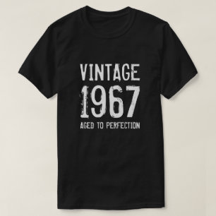 Åldras till perfekt 1967 manar 50:e födelsedagskjo t shirt