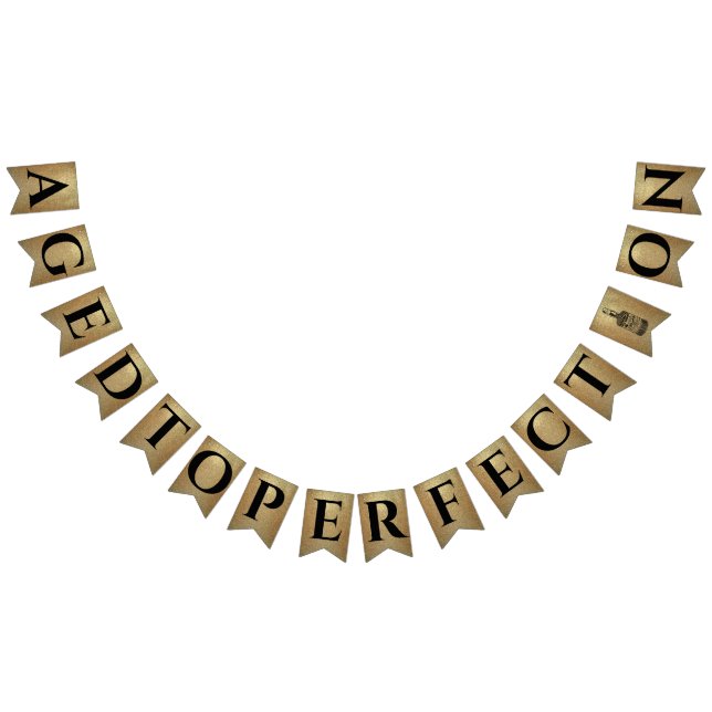 Åldras till perfekt whisky-födelsedagskalender bou vimplar (Alla)