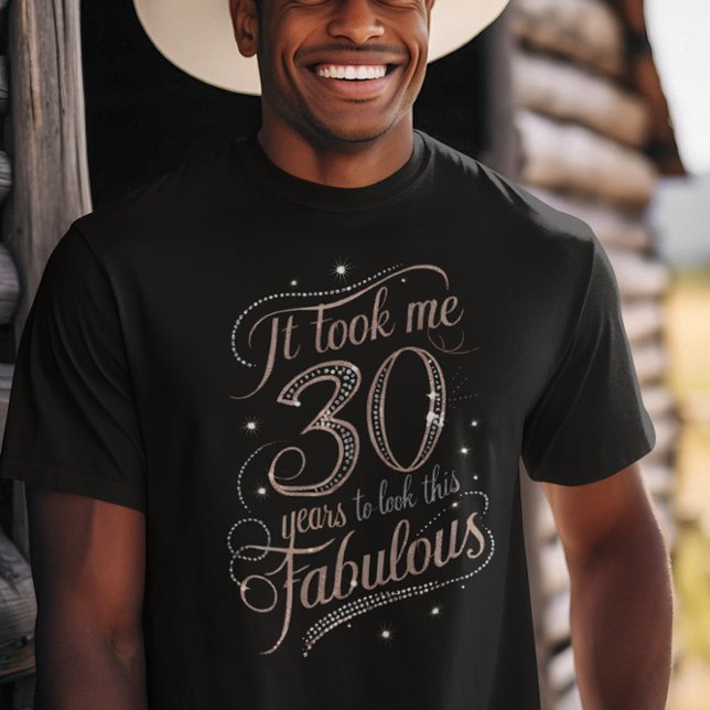 Åldras till Perfektion: 30 år Fabulous T Shirt (Skapare uppladdad)